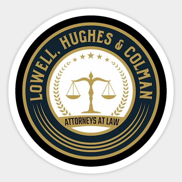 Hughes Law Sticker by Alice Robbins